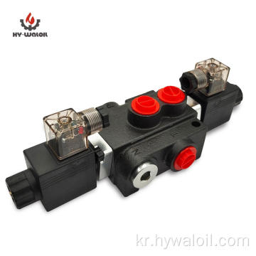 12V DC 1spool 유압 단일 블록 솔레노이드 제어 밸브